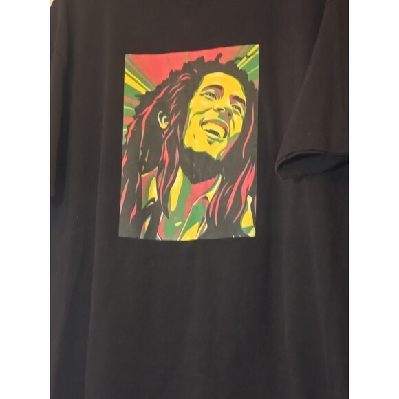 2 Lion Bob Marley rasto Crazy t-shirts size XL Reggae - Picture 3 of 5